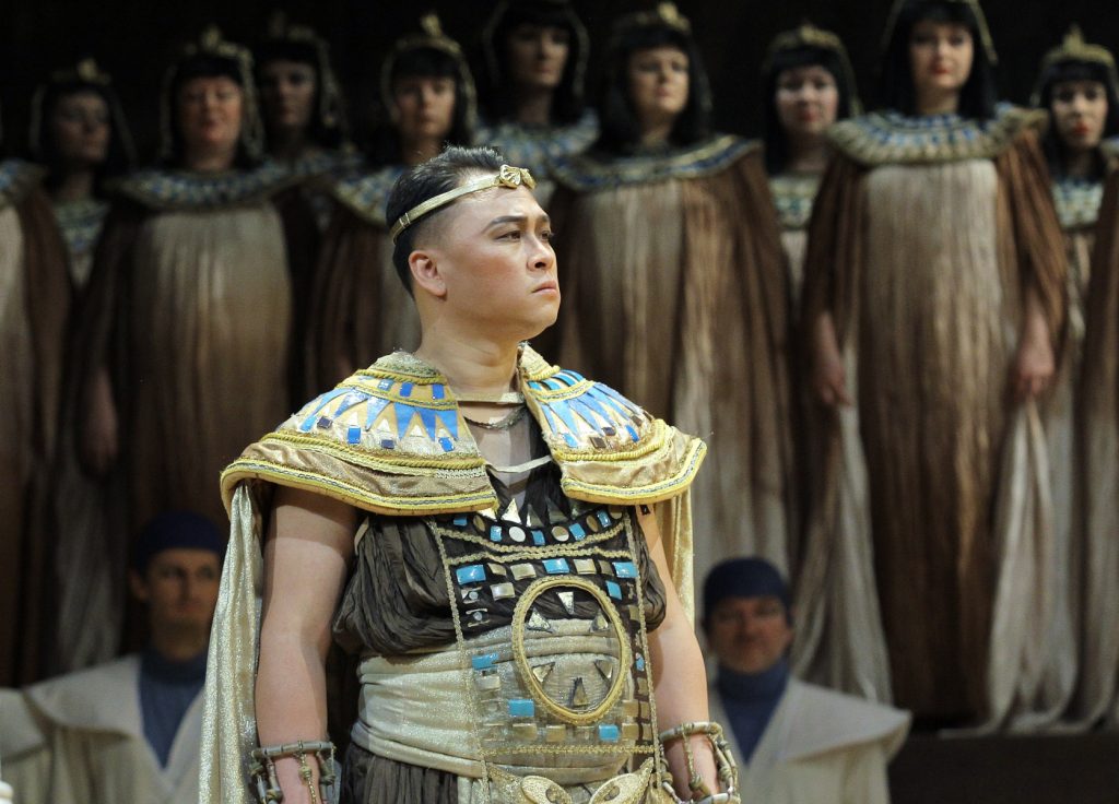 James Lee as Radames in Aida